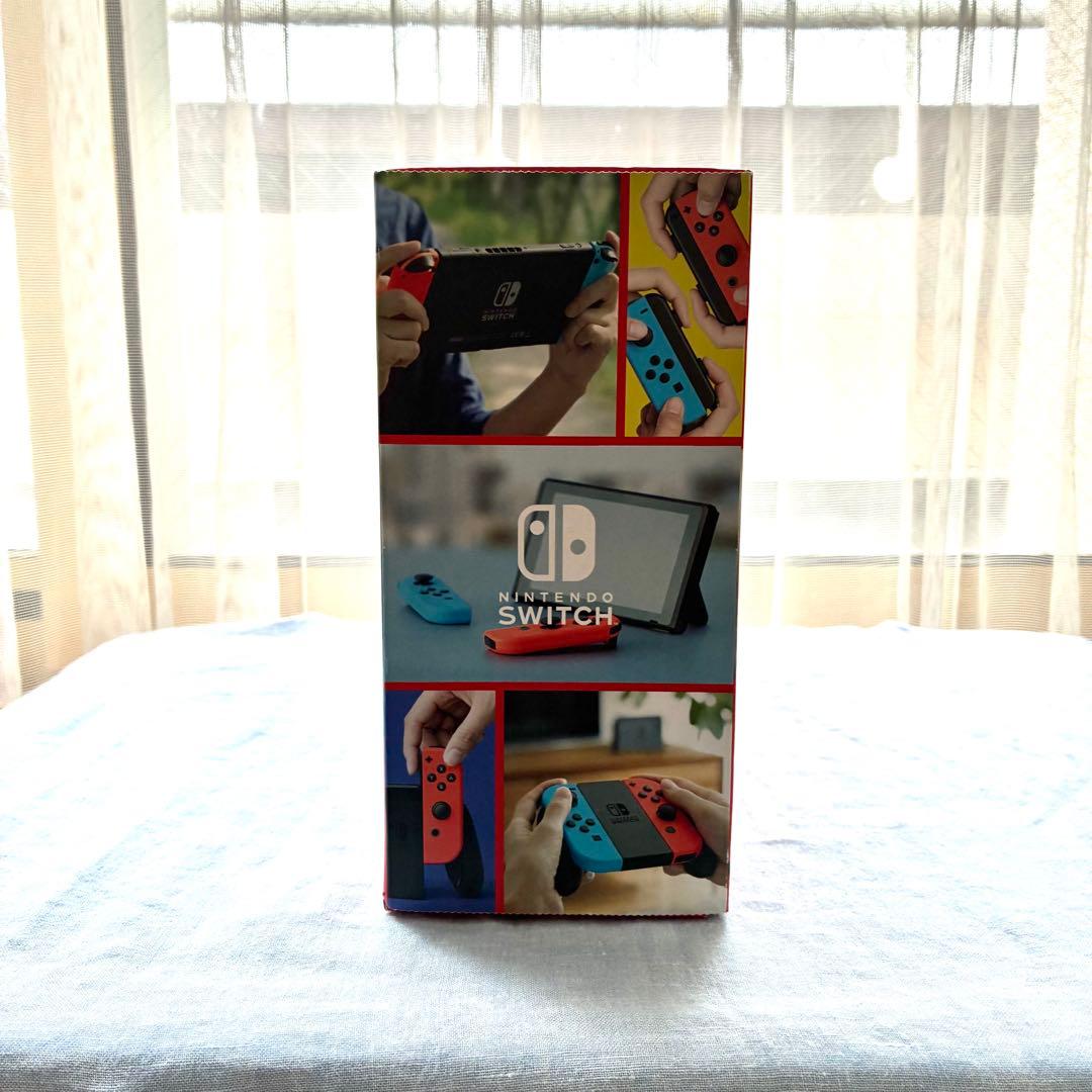 【美品】Nintendo Switch本体 付属品完備 バッテリー強化版