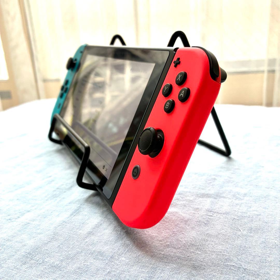 【美品】Nintendo Switch本体 付属品完備 バッテリー強化版