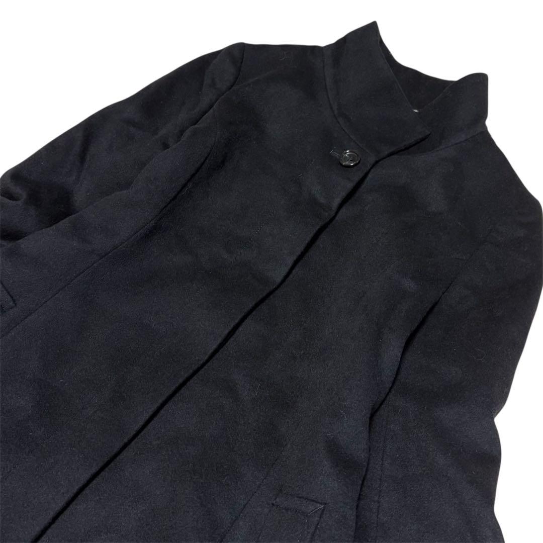 極美品　23区　カシミヤ100% ロングコート　ブラック 40 定価約5万円