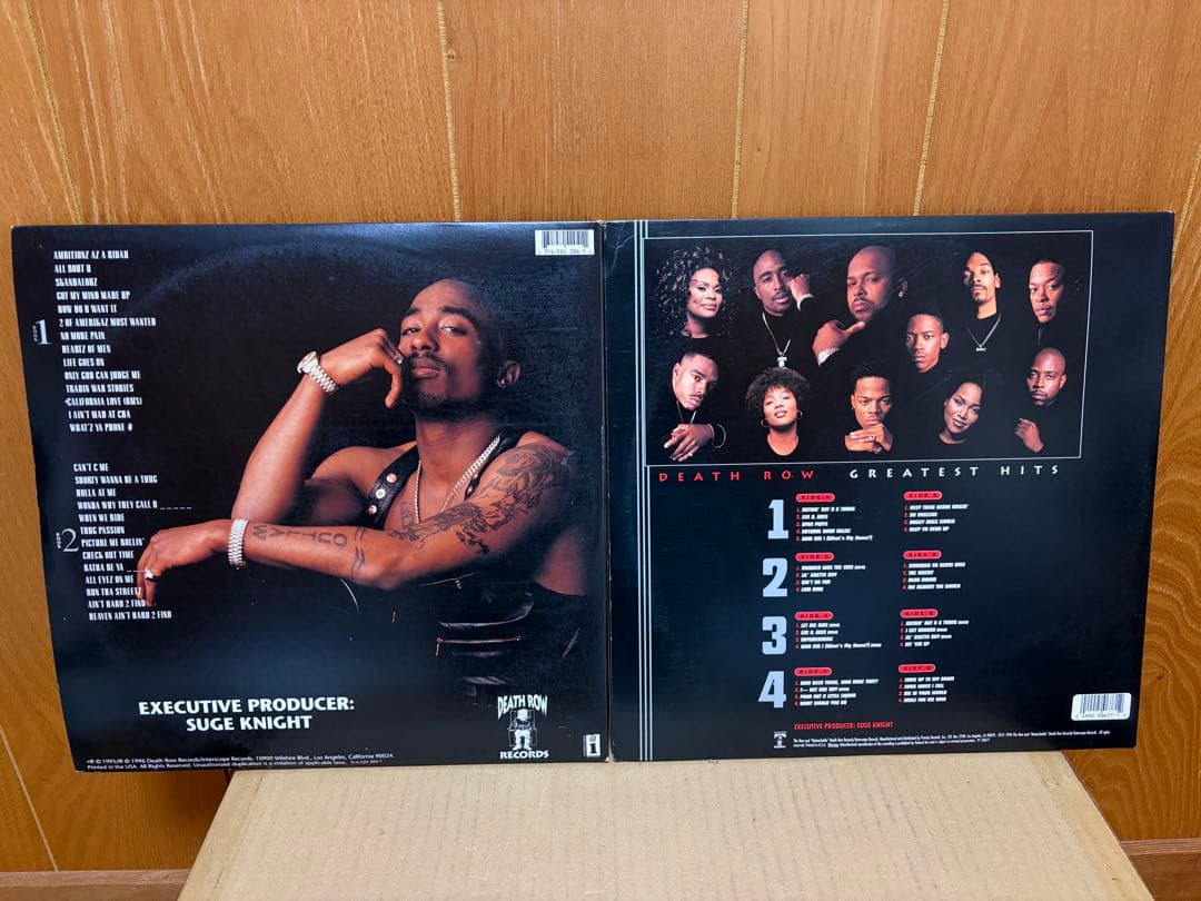 洋楽 2PAC all eyez on me & DEATH ROW GREATEST