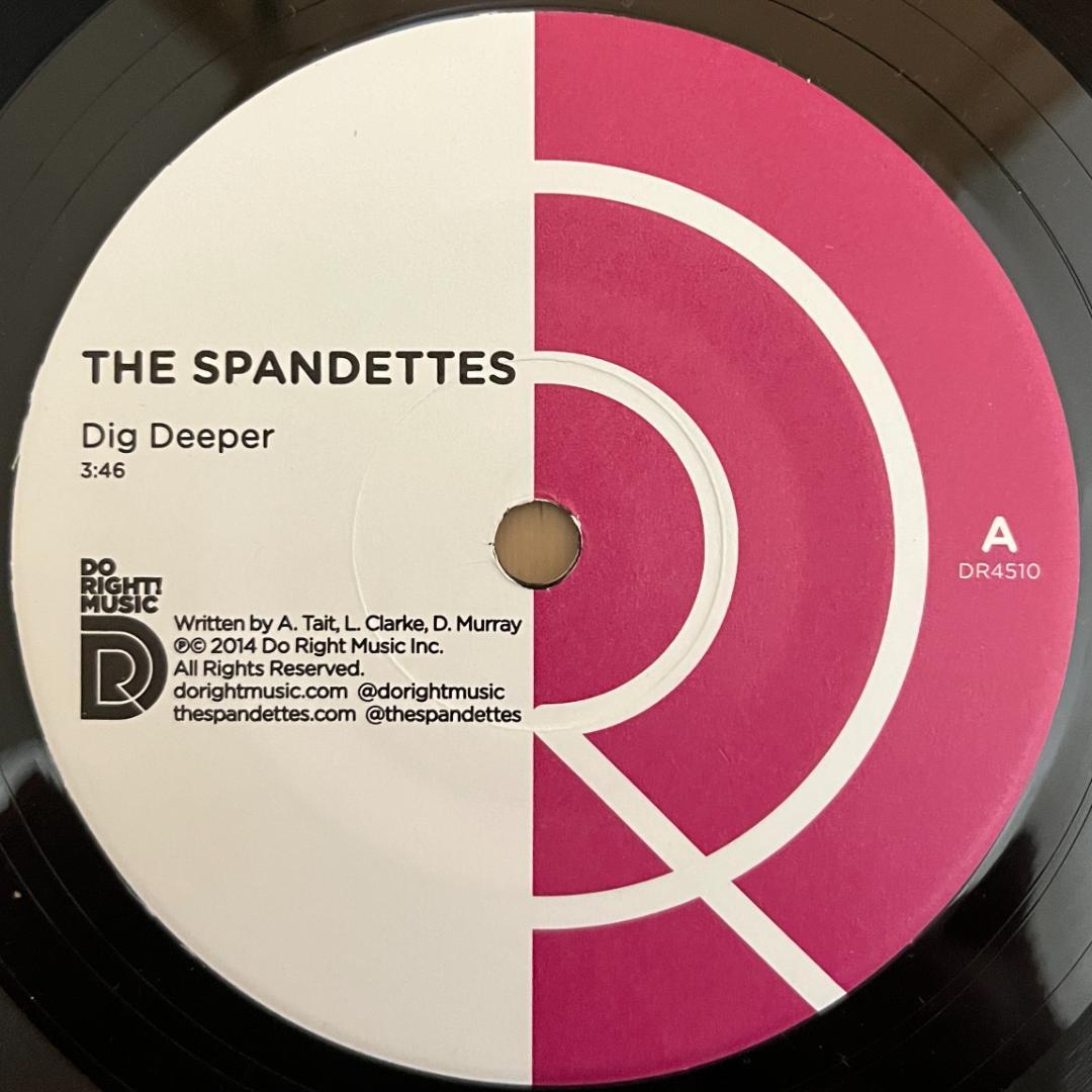 洋楽 7\" SPANDETTES DIG DEEPER / Hunk Of
