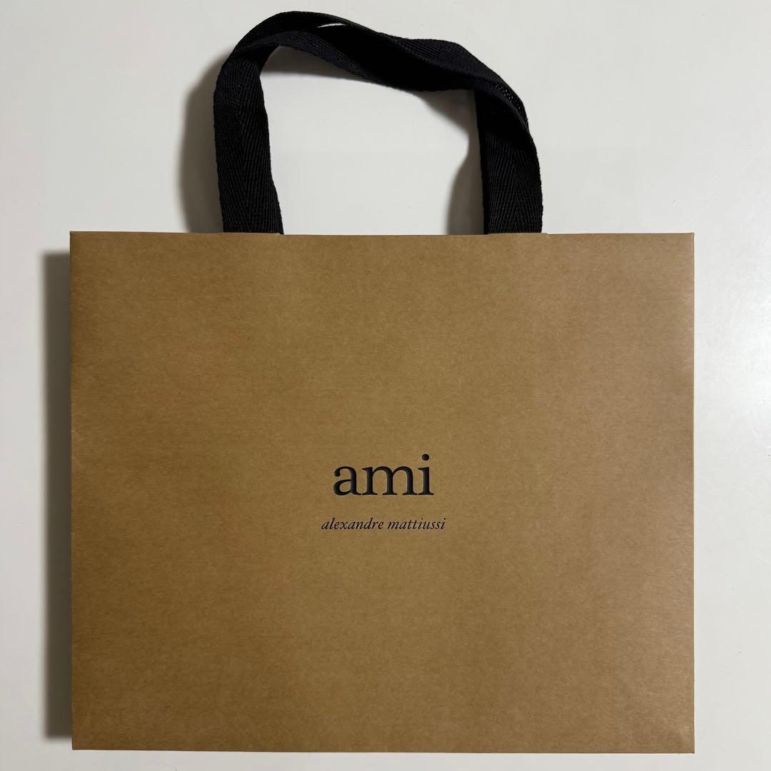 【新品タグ付き・紙袋付き】Ami Paris Tシャツ M ブラック