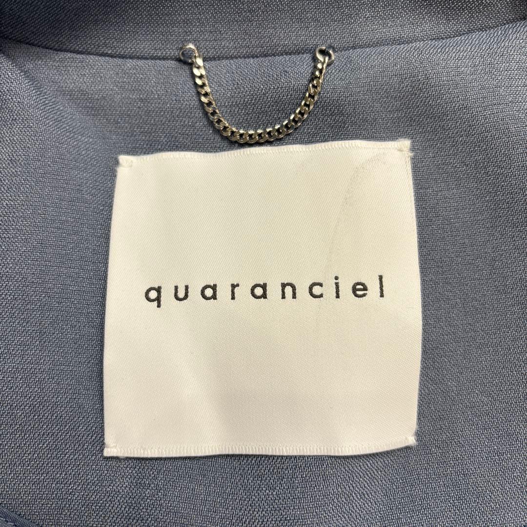 完売　quaranciel ダブルクロス ハーフ トレンチ ジャケット コート