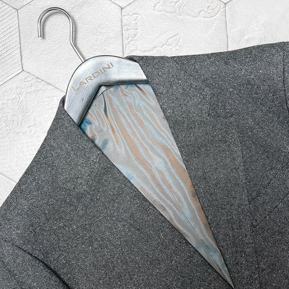 超美品♡LONNER シルク混ウール ネップツイード 2B テーラードジャケット