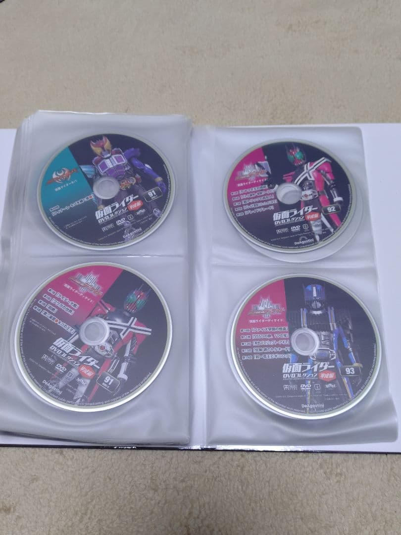 平成仮面ライダーDVDコレクション DVDのみ 全巻セット