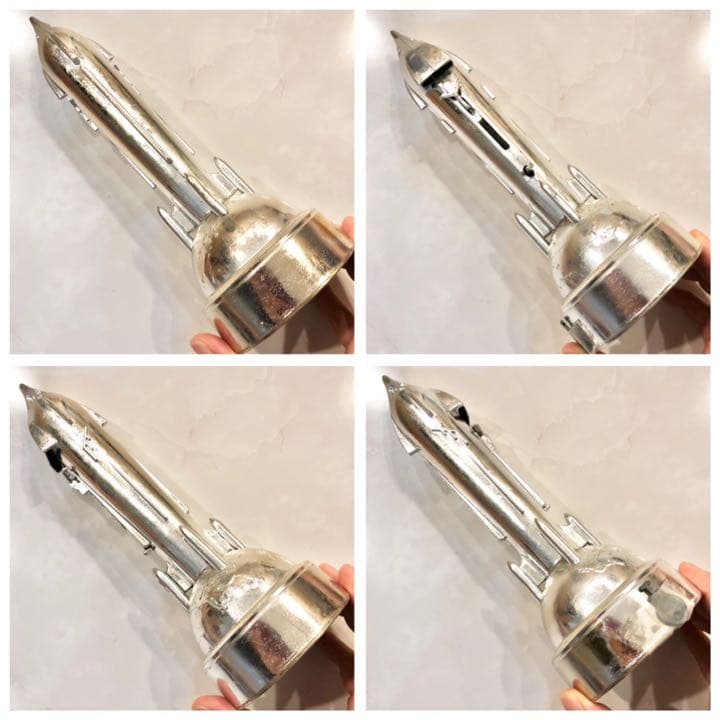 ロケット型　貯金箱　USA ヴィンテージ　Satellite Coin Bank