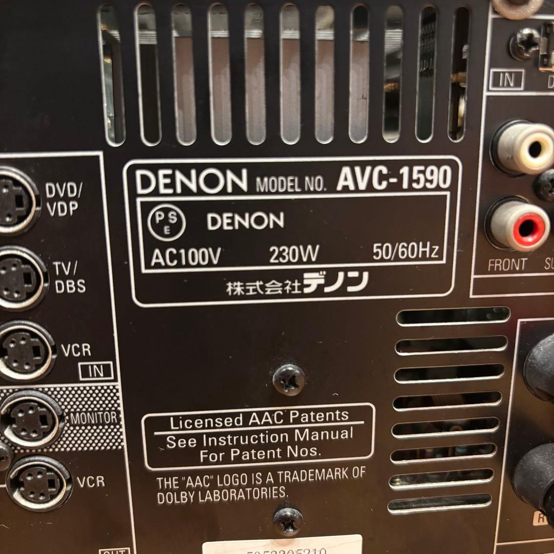 DENON 5.1ch ホームシアター トールボーイ×4 AVC-1590