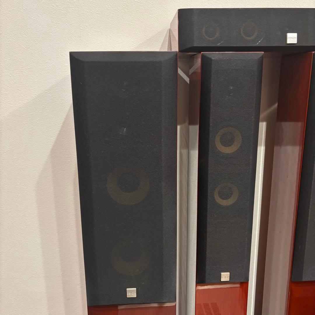 DENON 5.1ch ホームシアター トールボーイ×4 AVC-1590