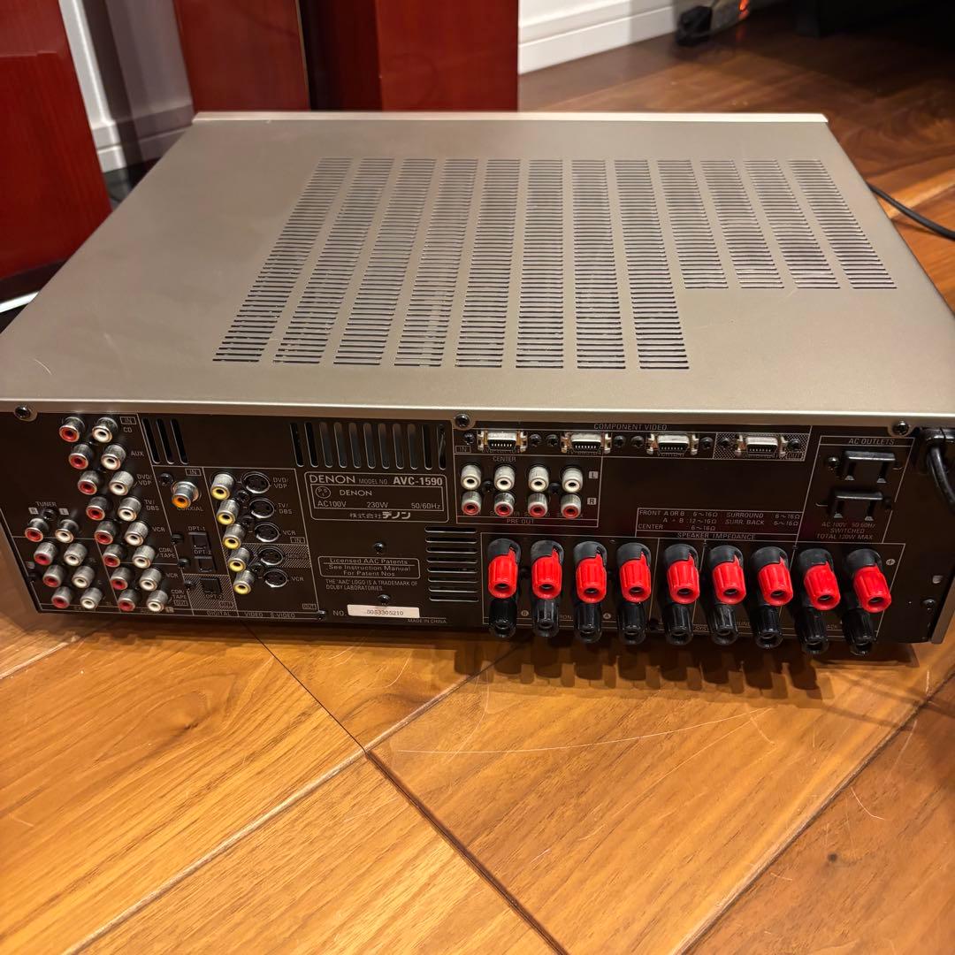 DENON 5.1ch ホームシアター トールボーイ×4 AVC-1590