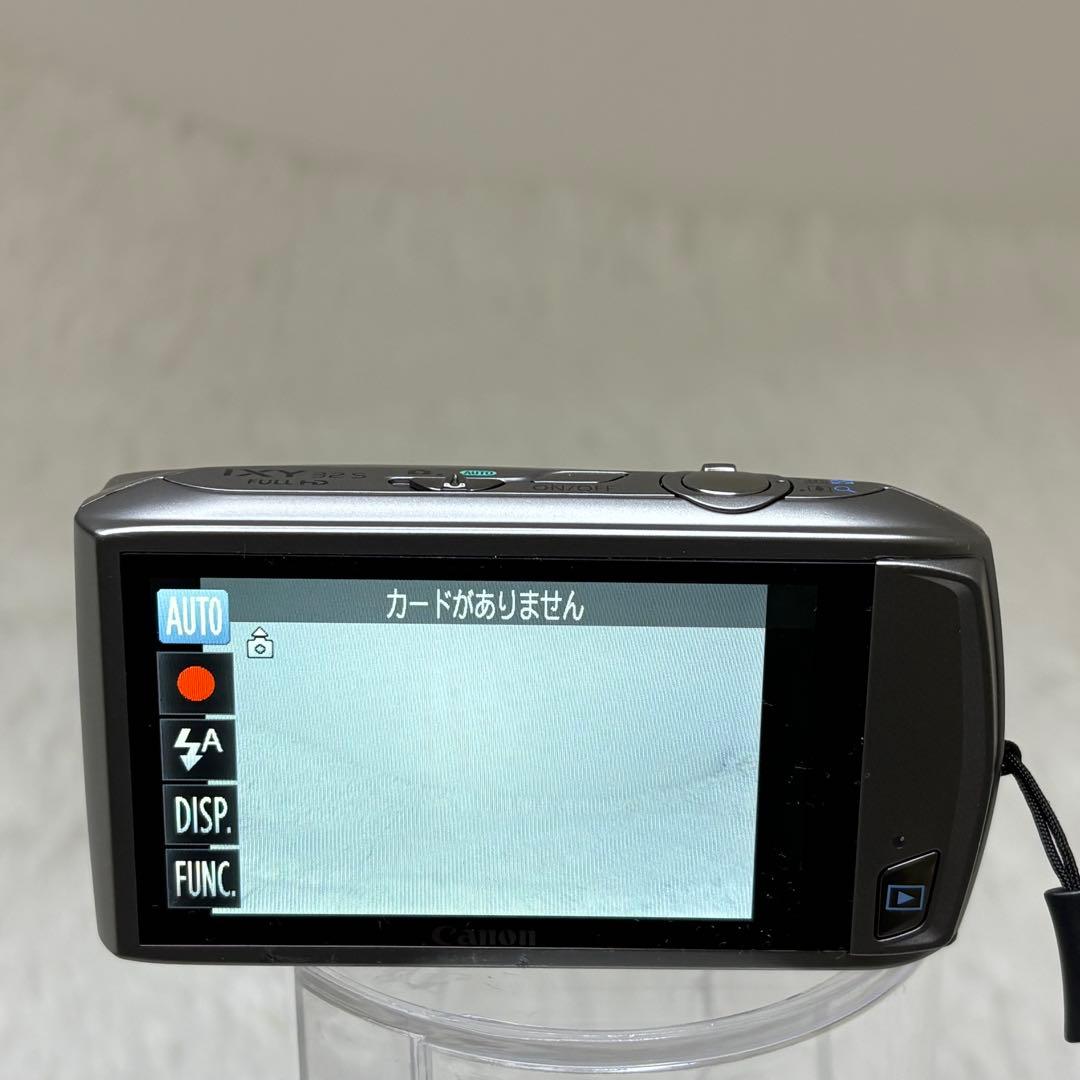 美品　Canon カメラ　IXY 32S PC1682 シルバー コンデジ　可動