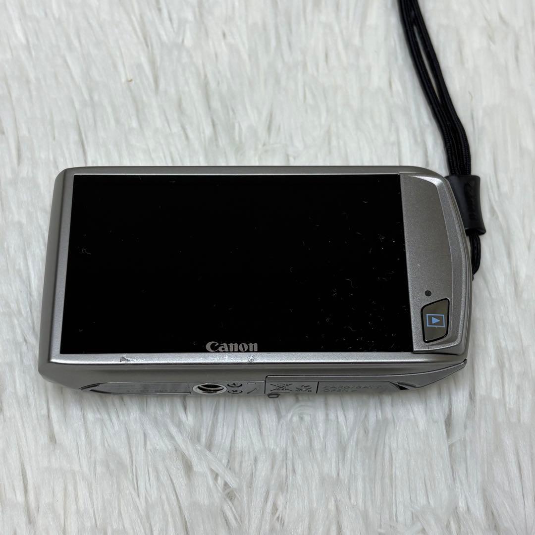 美品　Canon カメラ　IXY 32S PC1682 シルバー コンデジ　可動