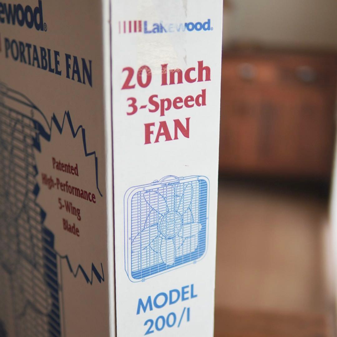 美品lakewood Box Fan 扇風機 ボックスファン　レイクウッド レア