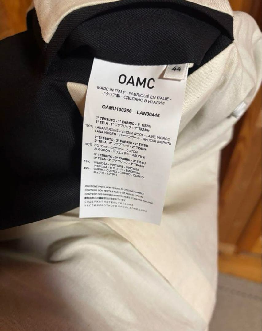 OAMC 22ss phono jacket 44 ブルゾン ジャケット