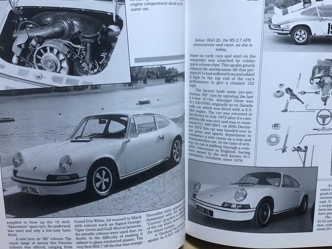 洋書 PORSCHE911 R-RS-RSR