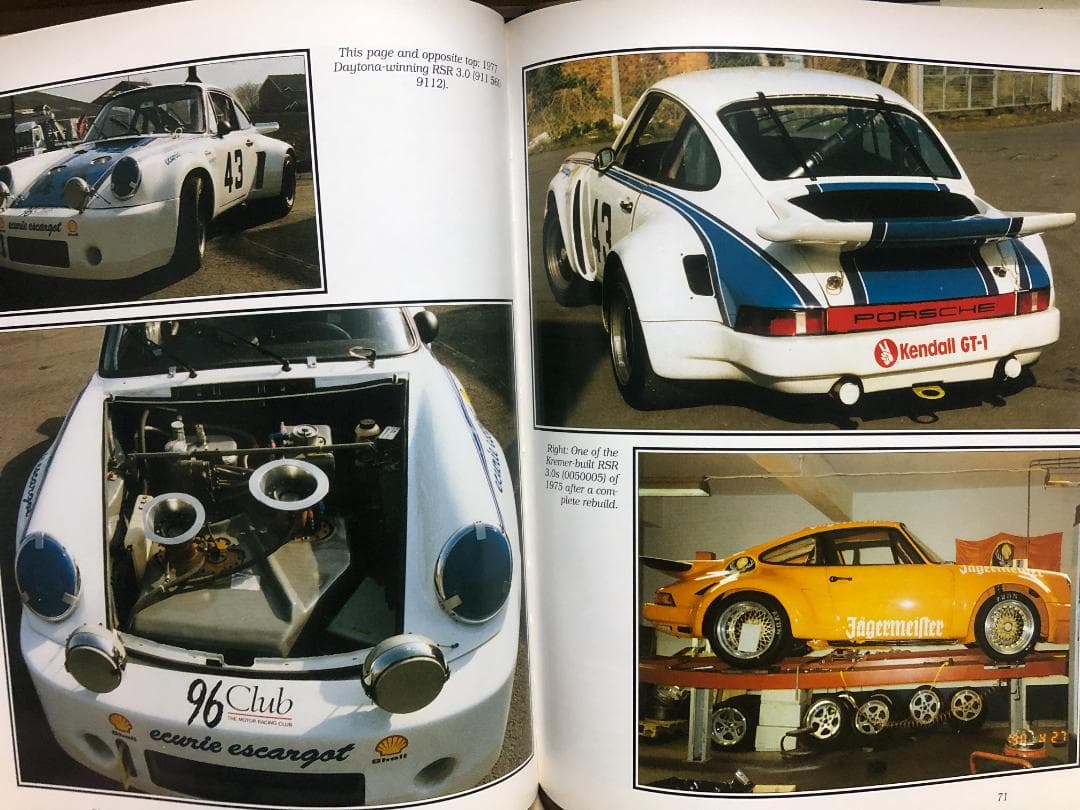 洋書 PORSCHE911 R-RS-RSR