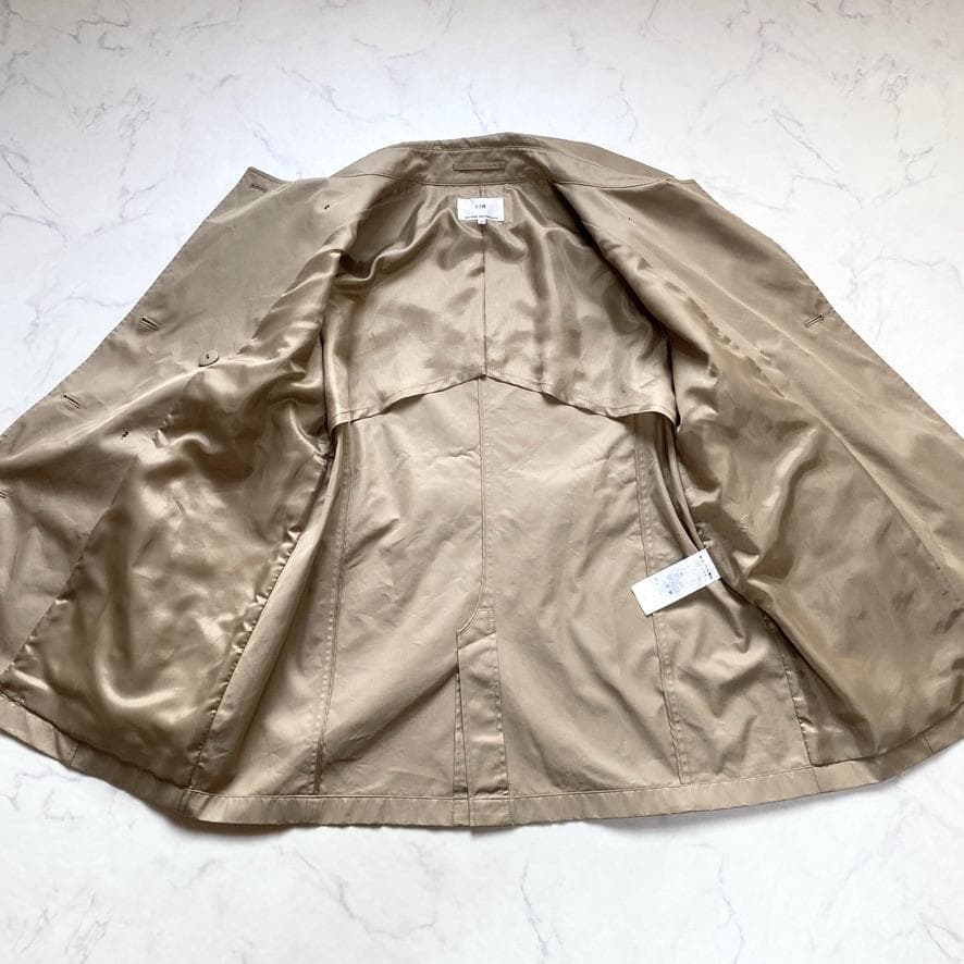 美品✨23区 24ss トレンチコート ベージュ 42 大きいサイズ ショート丈