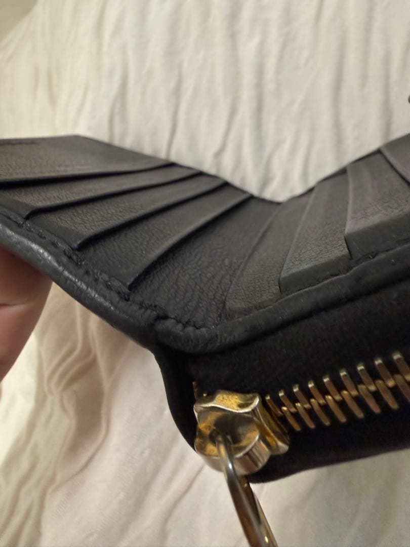 m*i様 YSL ブラック 二つ折り財布