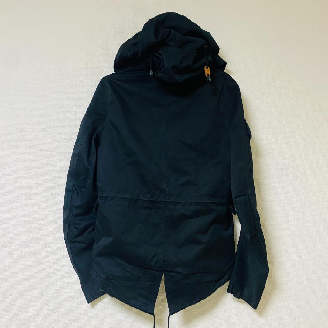WJK モッズコート ダメージ加工 サイズM ブラック 定価16万
