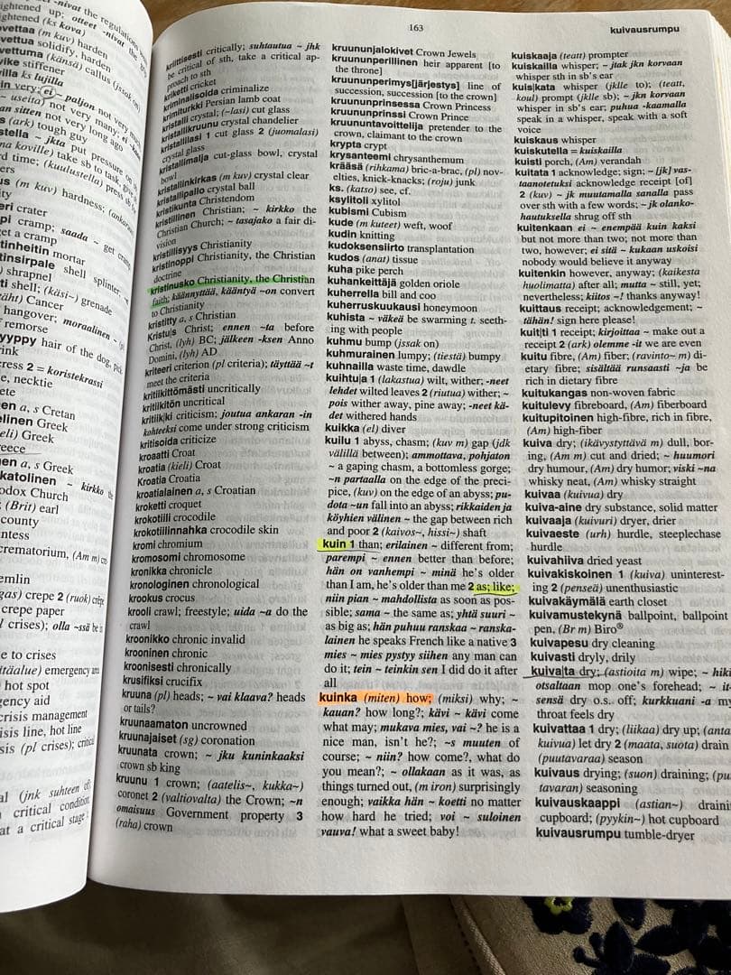 フィンランド語 英語 辞書suomi englanti