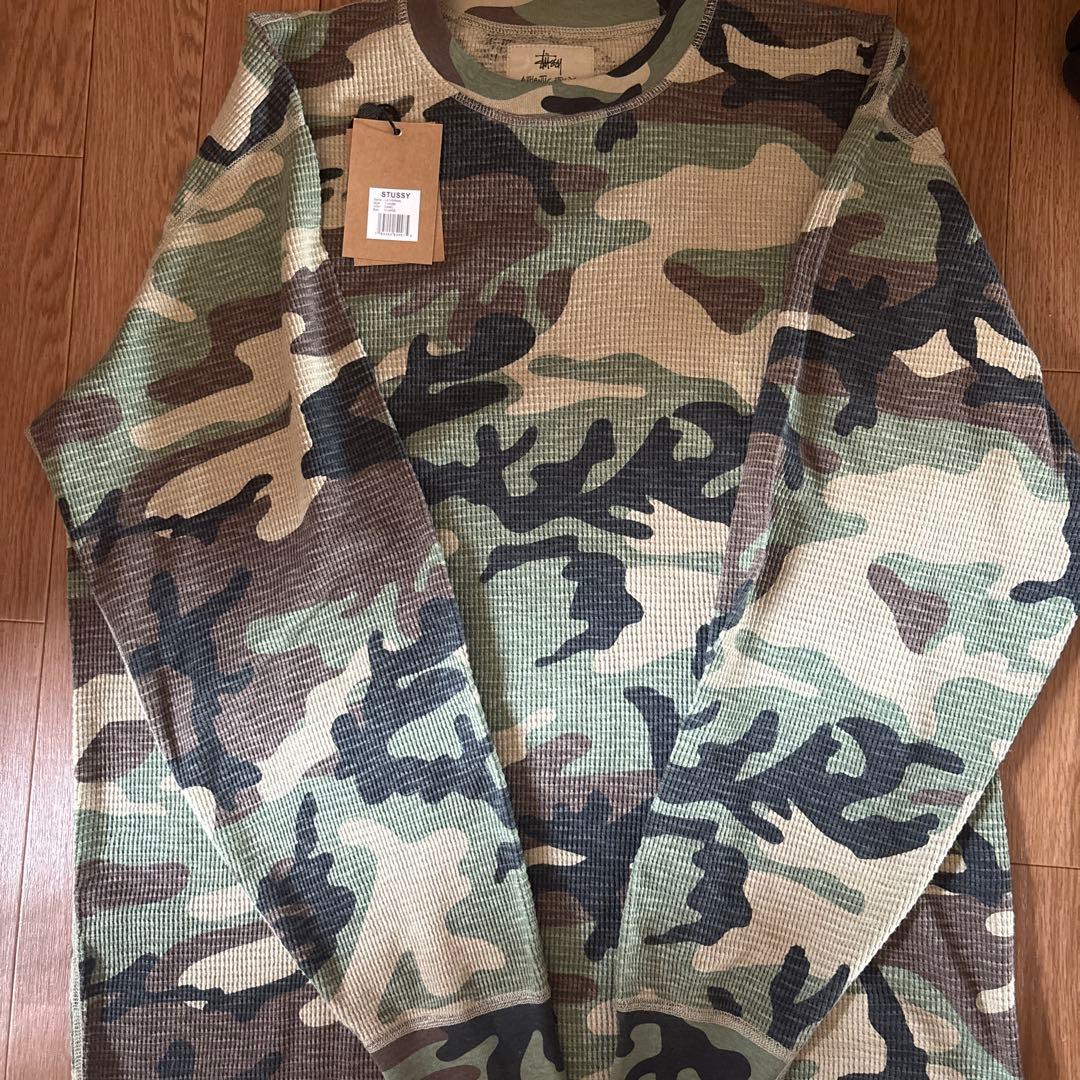 stussyサーマル迷彩 Pigment Dyed LS Thermal