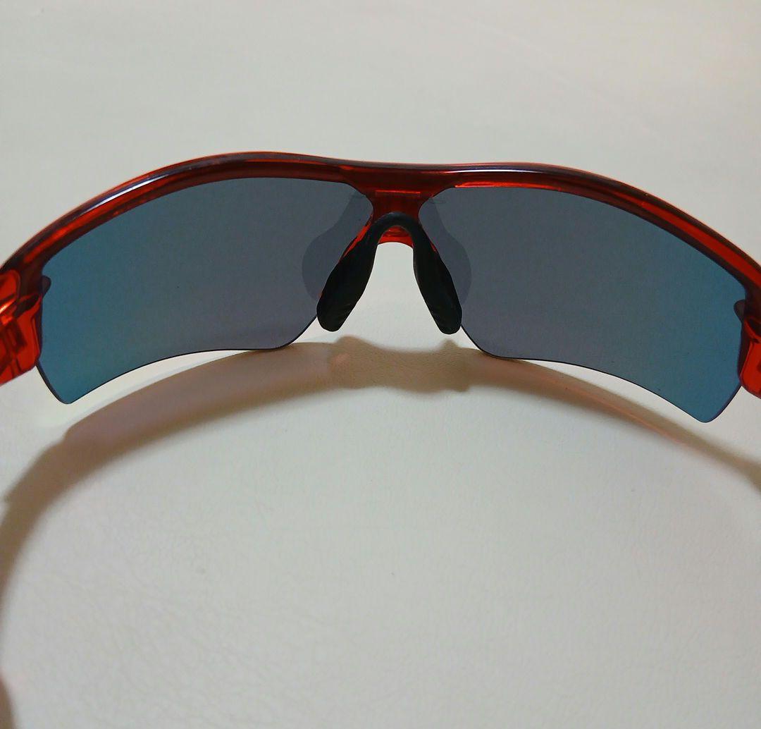 Oakley スポーツサングラス レッド