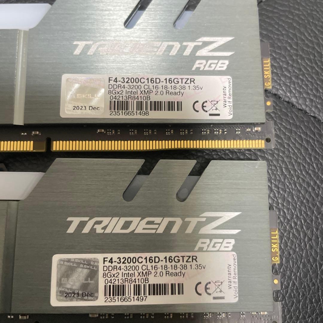 メモリー G.SKILL TRIDENT Z RGB 16GB DDR4 3200MHz