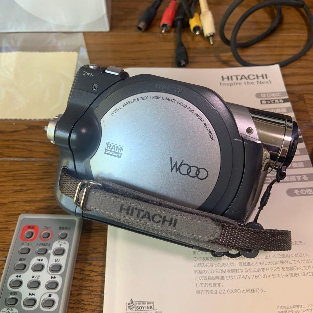 日立WOOO DVDカム+予備バッテリー