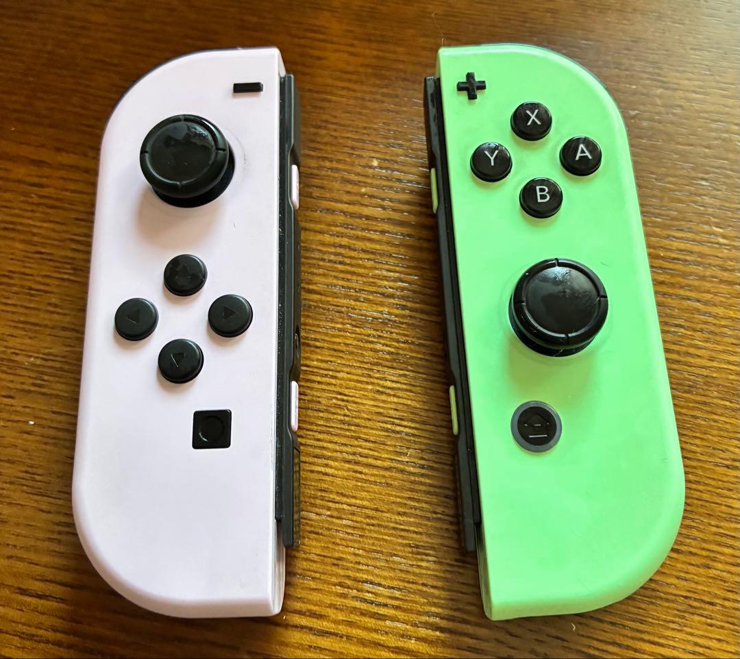 Nintendo Switch 本体 ジョイコンパステルピンクとパステルグリーン