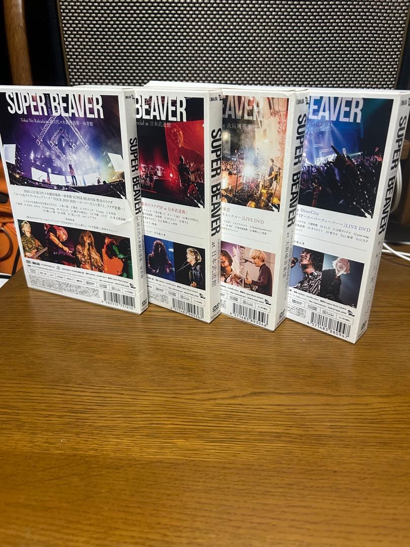 【m】SUPER BEAVER LIVE DVD 4枚セット