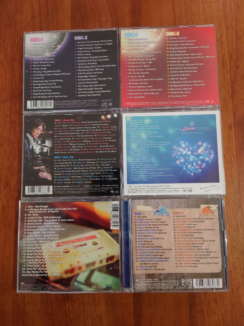 DJ OSSHY 80's Disco Hits CD コレクション