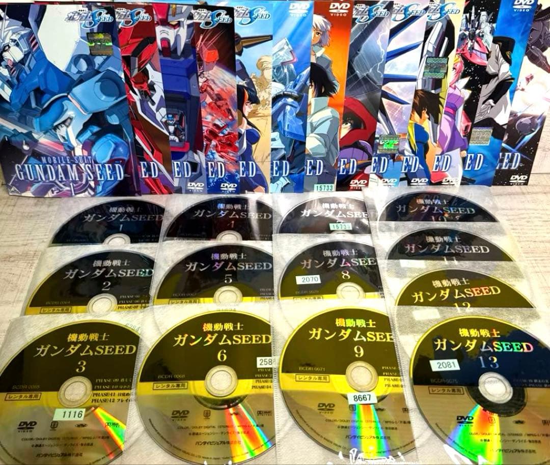 機動戦士ガンダムSEED & DESTINY DVD 全34巻