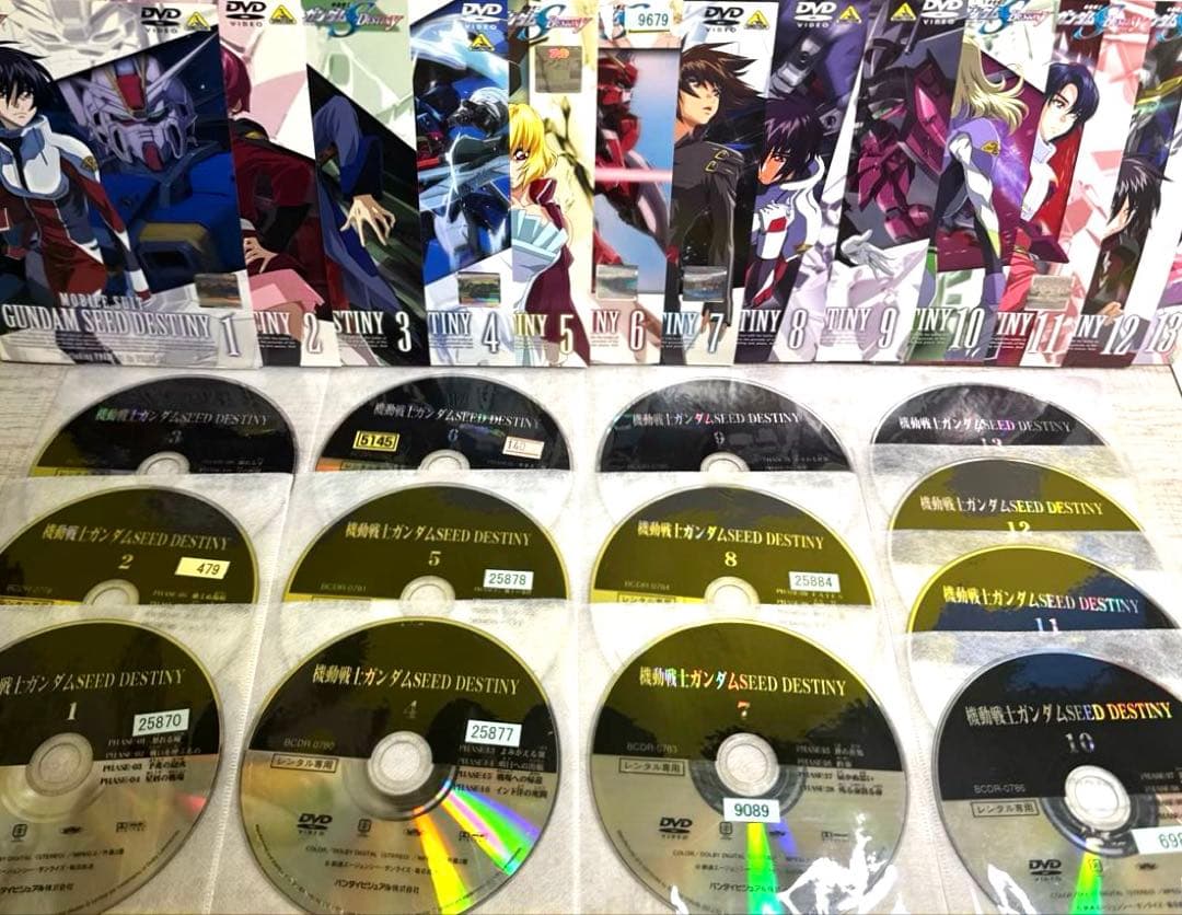 機動戦士ガンダムSEED & DESTINY DVD 全34巻