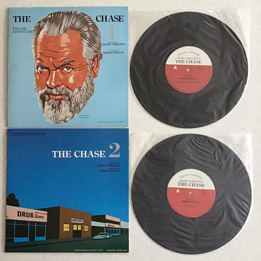 動作確認済★英語教材 THE CHASE 追跡 レコード 教科書 テキスト