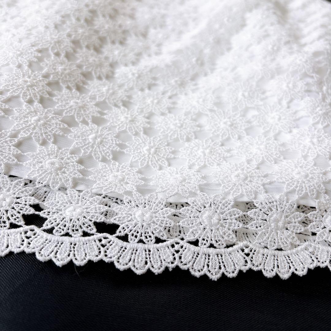 美品✨Rene フラワーレースワンピース 2020年製 刺繍 36 ホワイト系