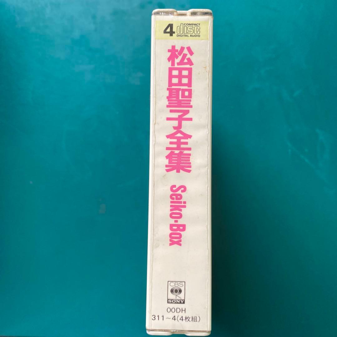 松田聖子　全集　Seiko-Box 00DH 311〜4 4枚組、全60曲