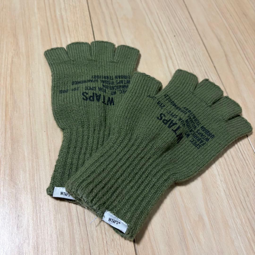 【極美品】WTAPS ダブルタップス TRIGGER オープンフィンガー手袋