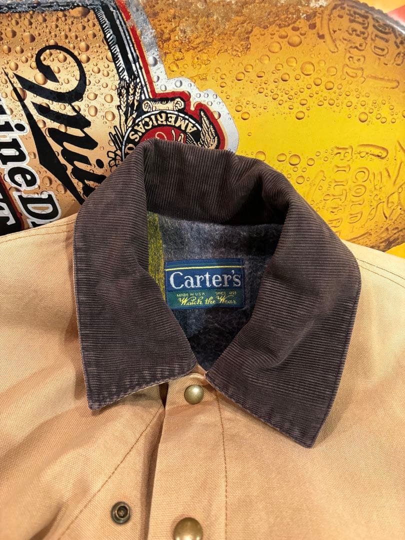 90sCARTER'S ダックカバーオール列車タグ
