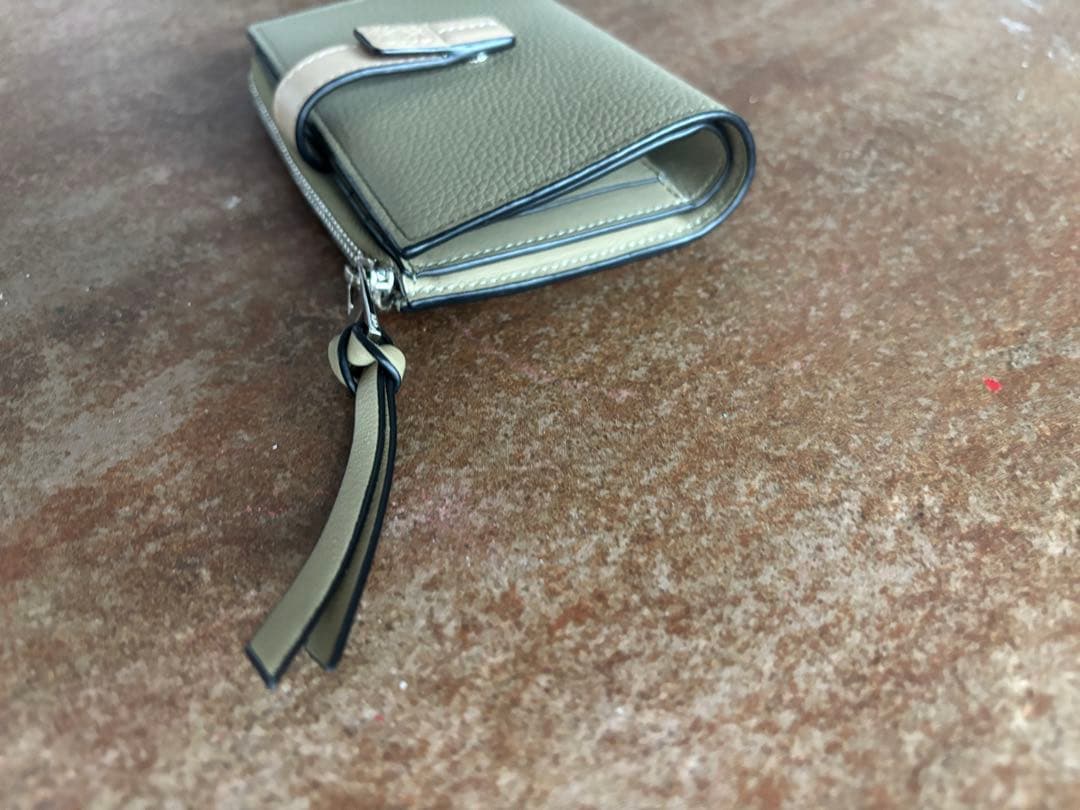 【美品】ロエベ スリムジップ バイフォールド ウォレット ソフトグレインカーフ