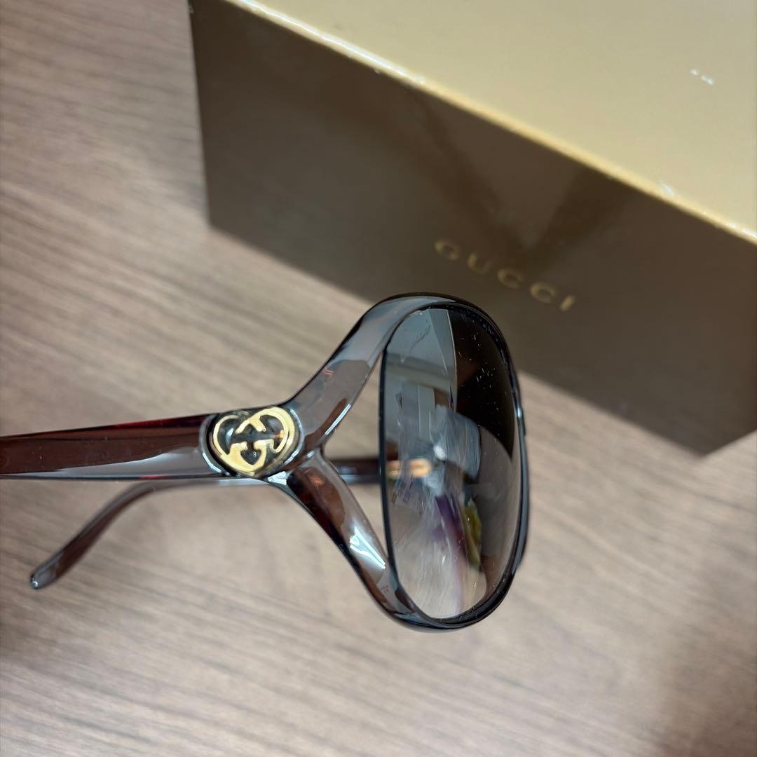 GUCCI グッチ　サングラス　レディース　ブラウン系