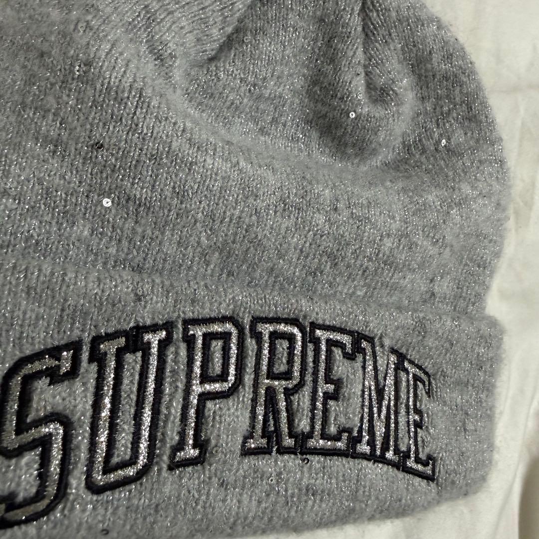 Supreme グレー ビーニー