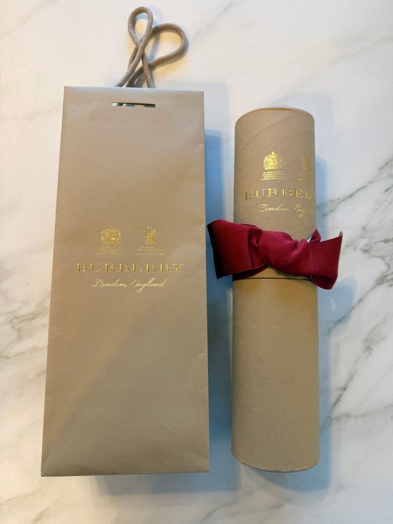 BURBERRY チェック柄 マフラー ウール混紡