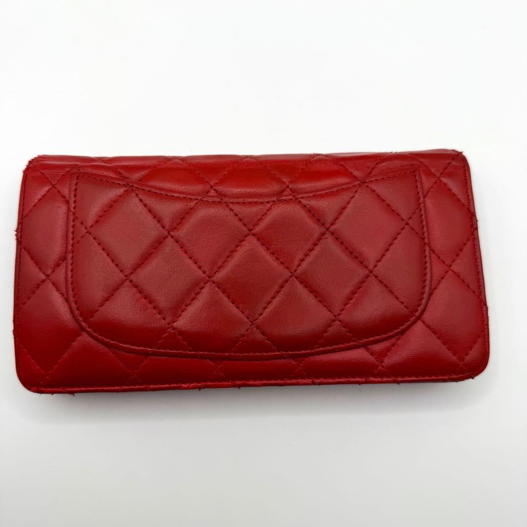 CHANEL シャネル　財布　マトラッセ　二つ折り　フラップ　ウォレット