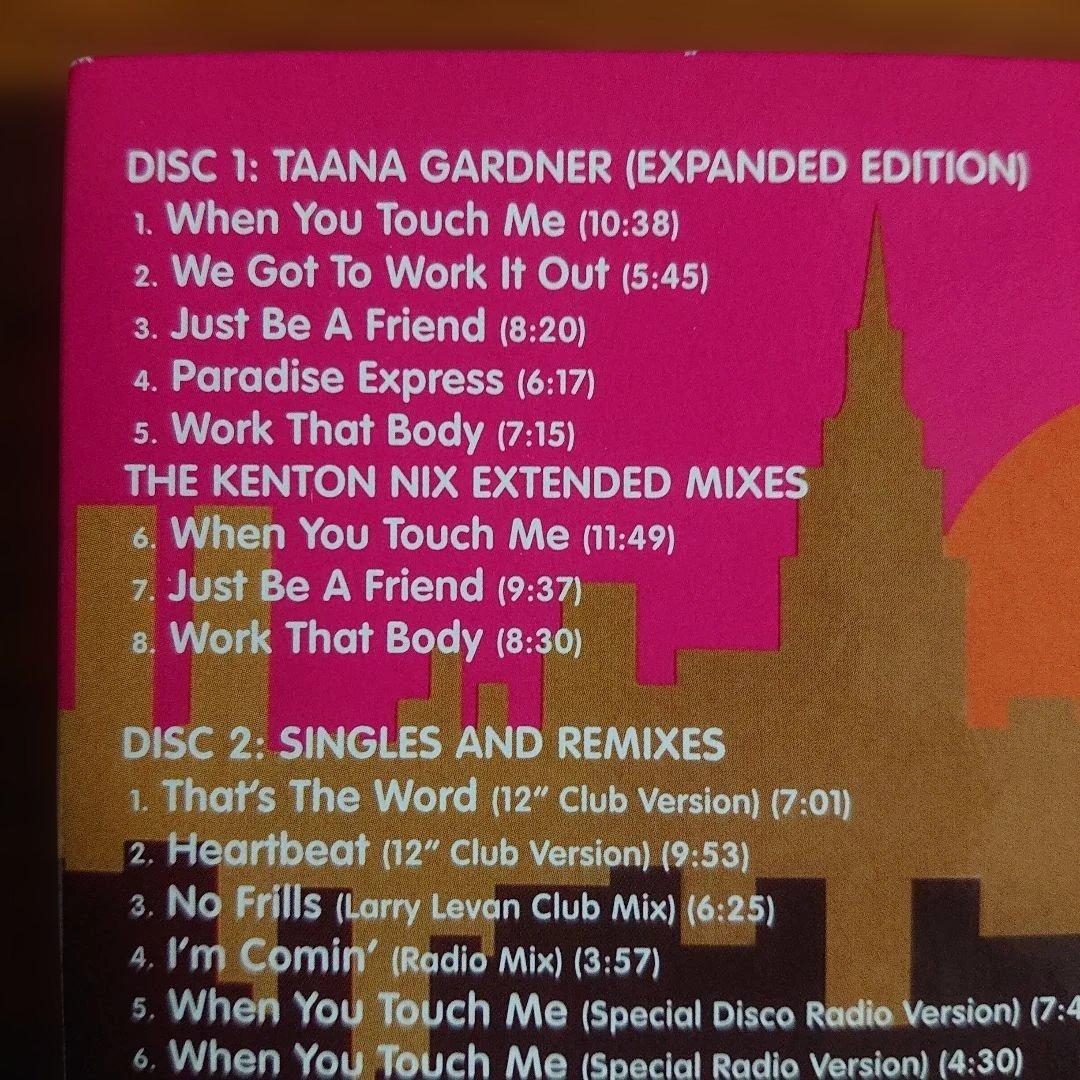 TAANA GARDNER/WHEN YOU TOUCH ME REMIX2枚組