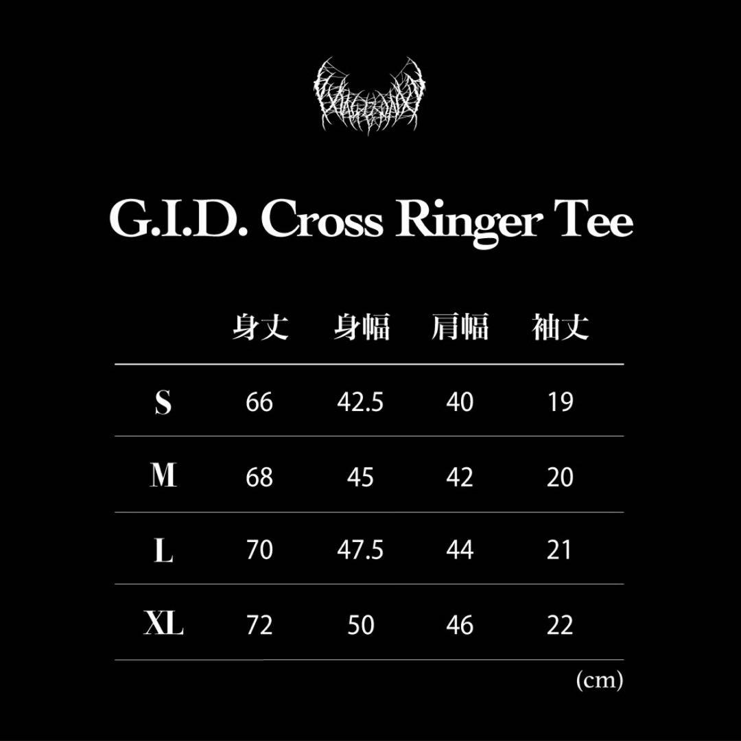 トップス YXNGBRATZ G.I.D. Cross Ringer Tee