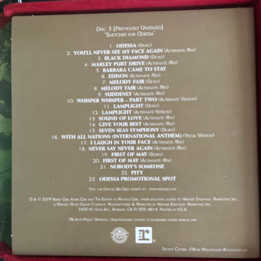 BEE GEES ODESSA CD (レッドベルベットケース付）ビー・ジーズ