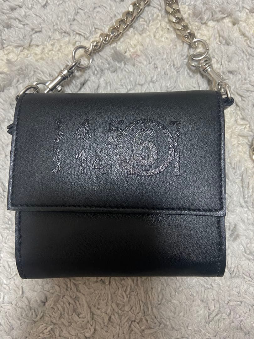 maison margiela チェーンウォレット　財布　ブラック