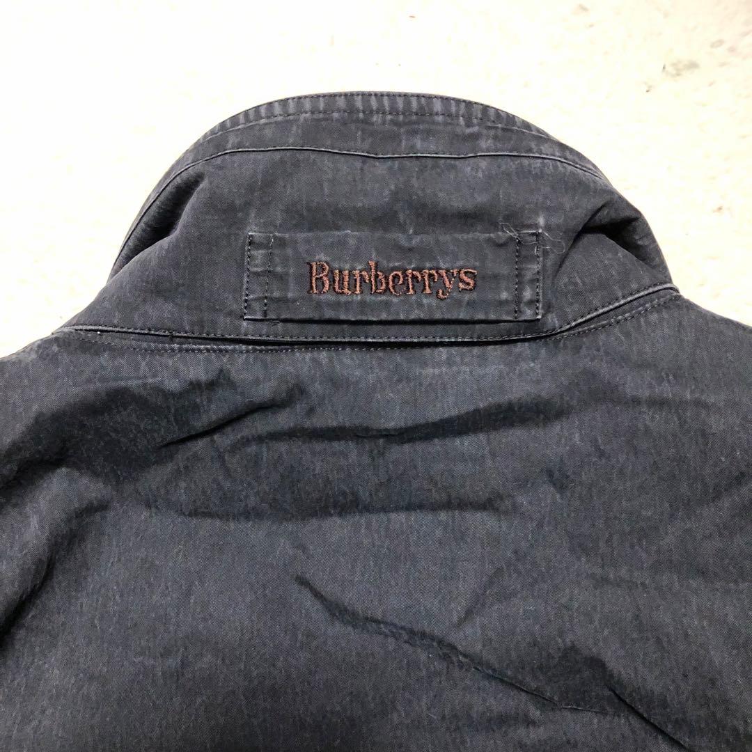 Burberrys カバーオール　刺繍ロゴ　フード収納　キルティング　LY