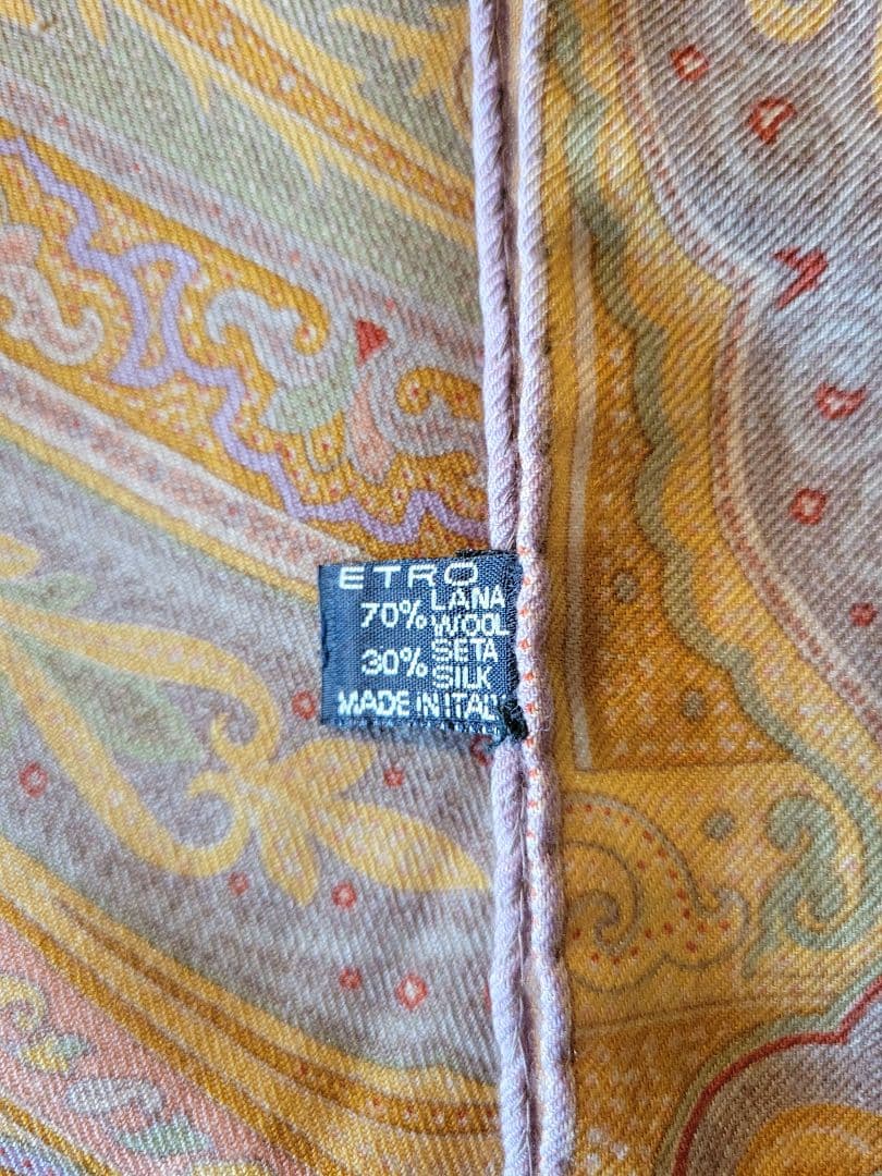 は*こ様 ETRO 長方形ストール66×160