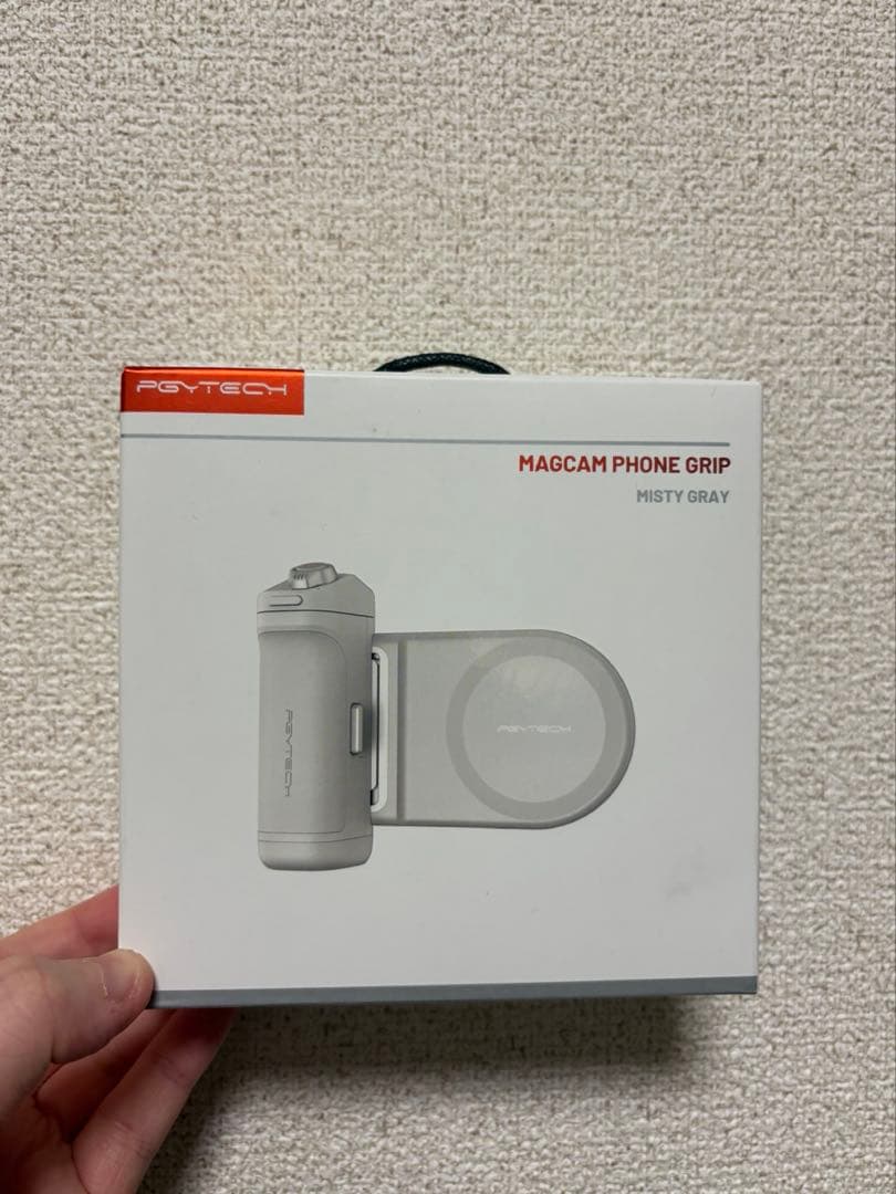 スマホアクセサリー PGYTECH MAGCAM PHONE GRIP Misty Gray