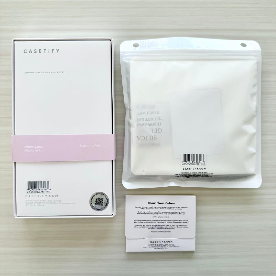【新品】CASETiFY ピローケース リボンチャーム iPhone16Pro